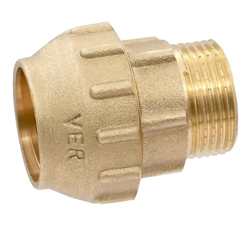 Муфта VIEIR для трубы ПНД S25x3/4quot;M (10) VER370