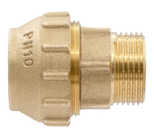 Муфта VIEIR для трубы ПНД S25x3/4quot;M (10) VER370