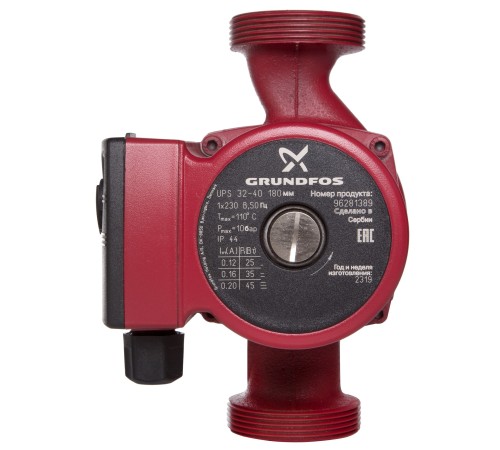 Насос циркуляционный Grundfos UPS 32-40 с гайками Насос циркуляционный Grundfos UPS 32-40 с гайками