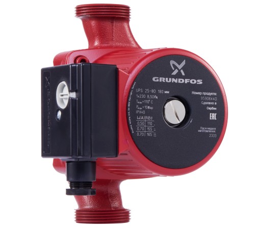 Насос циркуляционный Grundfos UPS 25-80 с гайками Насос циркуляционный Grundfos UPS 25-80 с гайками