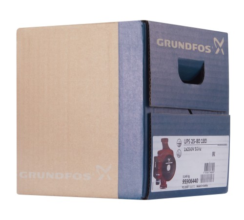 Насос циркуляционный Grundfos UPS 25-80 с гайками Насос циркуляционный Grundfos UPS 25-80 с гайками
