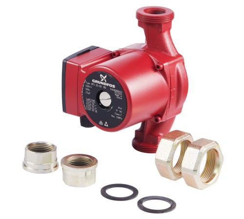Насос циркуляционный GRUNDFOS UPS 25-60 EU, с гайками Насос циркуляционный GRUNDFOS UPS 25-60 EU, с гайками