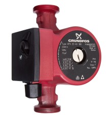 Насос циркуляционный GRUNDFOS UPS 25-40 EU, с гайками
