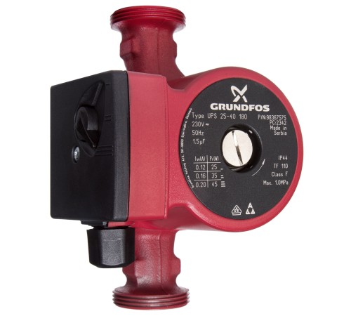 Насос циркуляционный GRUNDFOS UPS 25-40 EU, с гайками Насос циркуляционный GRUNDFOS UPS 25-40 EU, с гайками