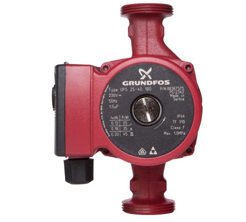 Насос циркуляционный GRUNDFOS UPS 25-40 EU, с гайками Насос циркуляционный GRUNDFOS UPS 25-40 EU, с гайками