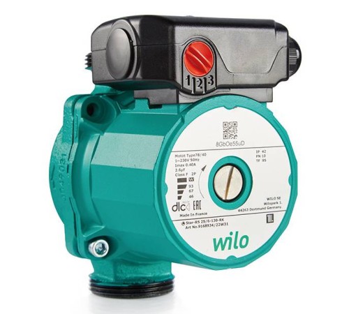 Насос циркуляционный WILO STAR-RS 25/6-130 Насос циркуляционный WILO STAR-RS 25/6-130