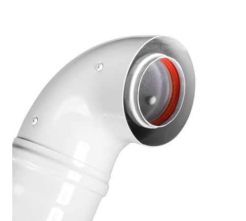 Комплект Royal Thermo: дымоход коаксиальный 60/100 - 1000мм АНТИЛЕД универсальный
