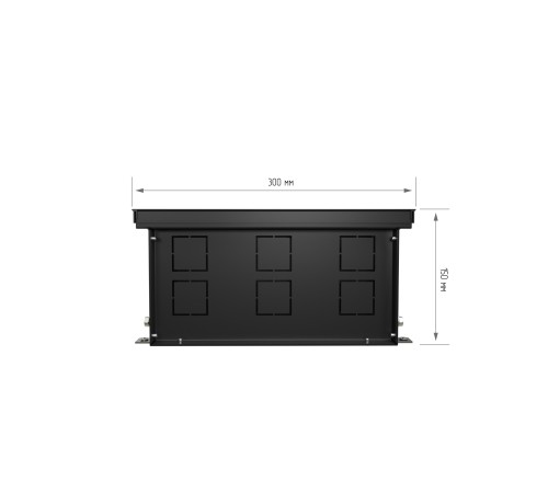 Конвектор внутрипольный Royal Thermo ATRIUM-150/300/2800-DG-U-NA