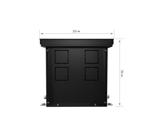 Конвектор внутрипольный Royal Thermo ATRIUM-190/200/2800-DG-U-NA