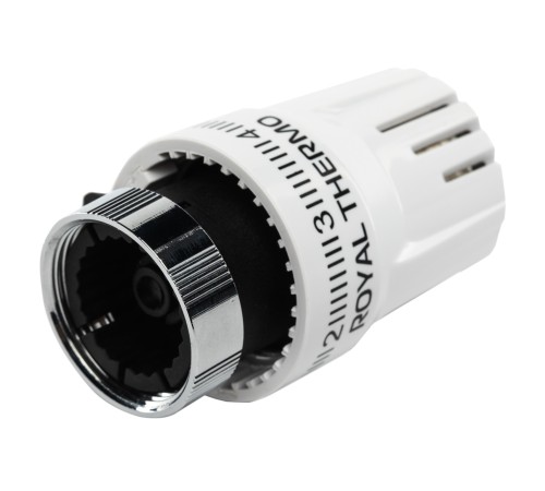 Термоголовка жидкостная Royal Thermo BASIC М30х1,5 (белый) Термоголовка жидкостная Royal Thermo BASIC М30х1,5 (белый)