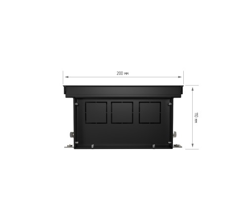 Конвектор внутрипольный Royal Thermo ATRIUM-110/200/2400-DG-U-LB