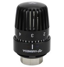 Головка термостатическая VARMEGA M30х1.5 без датчика черная VM11002