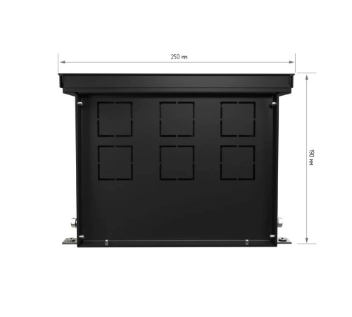 Конвектор внутрипольный Royal Thermo ATRIUM-190/250/3000-DG-U-BL