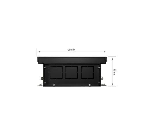 Конвектор внутрипольный Royal Thermo ATRIUM-90/200/1000-DG-U-AU