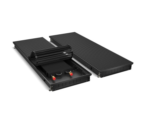 Конвектор внутрипольный Royal Thermo ATRIUM-75/400/2400-DG-U-BL