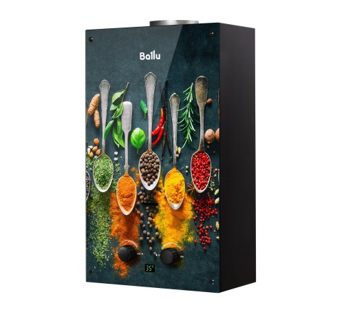 Колонка газовая Ballu GWH 10 Fiery Glass Curry Колонка газовая Ballu GWH 10 Fiery Glass Curry