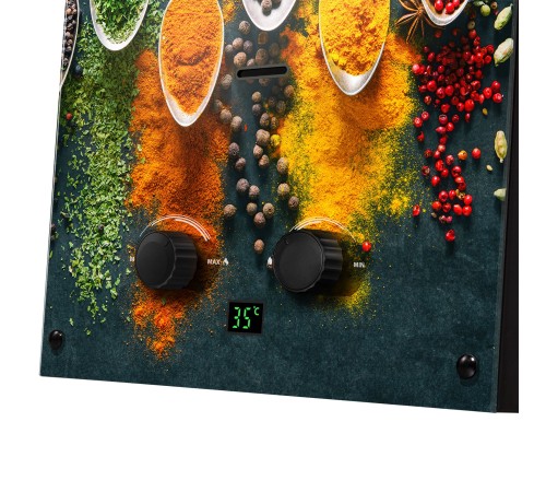 Колонка газовая Ballu GWH 10 Fiery Glass Curry Колонка газовая Ballu GWH 10 Fiery Glass Curry