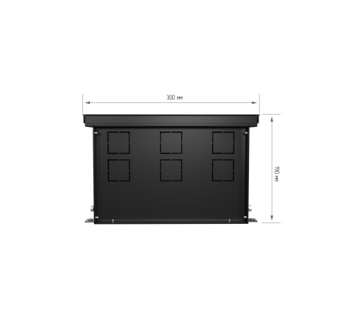 Конвектор внутрипольный Royal Thermo ATRIUM-190/300/2900-DG-U-AU