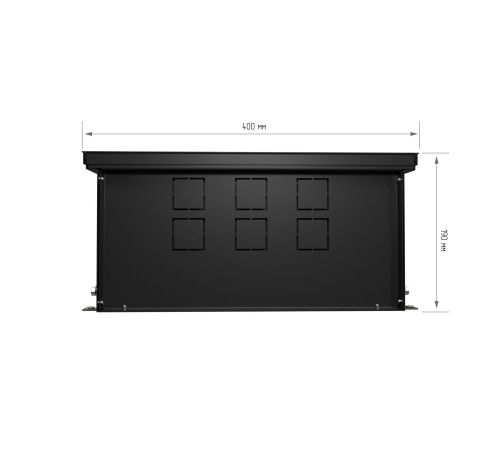 Конвектор внутрипольный Royal Thermo ATRIUM-190/400/1700-DG-U-NA