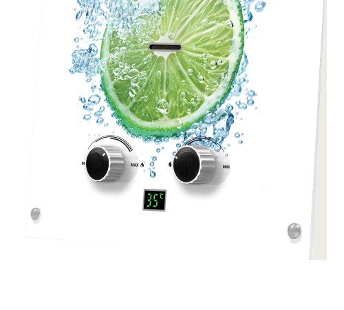Колонка газовая Ballu GWH 10 Fiery Glass Lime
