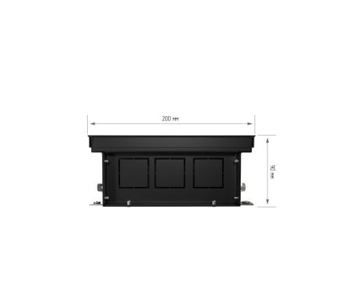 Конвектор внутрипольный Royal Thermo ATRIUM-90/200/1700-DG-U-AU