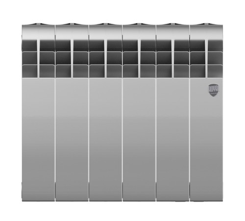 Радиатор Royal Thermo BiLiner 350 /Silver Satin - 6 секц.