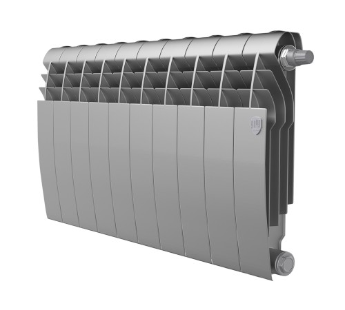 Радиатор Royal Thermo BiLiner 350 /Silver Satin VR - 10 секц.