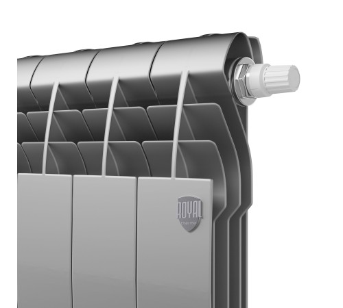 Радиатор Royal Thermo BiLiner 350 /Silver Satin VR - 10 секц.