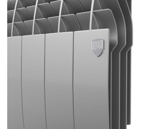 Радиатор Royal Thermo BiLiner 350 /Silver Satin VR - 10 секц.