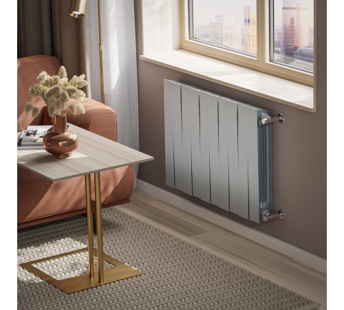 Радиатор Royal Thermo PianoForte 500 Silver Satin - 10 секц.