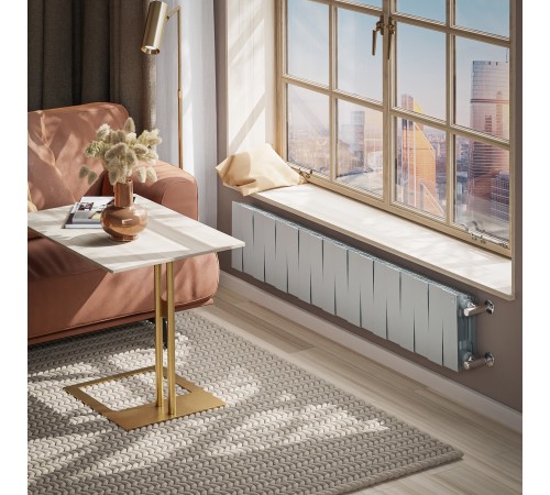 Радиатор Royal Thermo PianoForte 200 /Silver Satin - 18 секц.