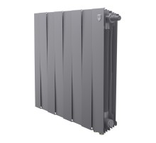 Радиатор Royal Thermo PianoForte 500 Silver Satin VDR80 - 8 секц.