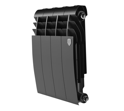 Радиатор биметаллический Royal Thermo BILINER B 350 Чёрный - 4 секц.
