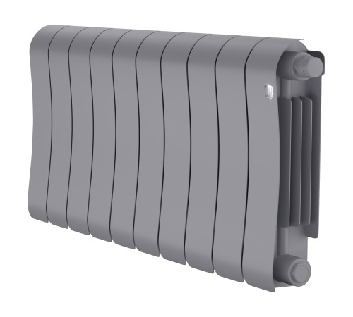 Радиатор биметаллический Royal Thermo Infinity 300 Silver Satin VR80 - 10 секц.