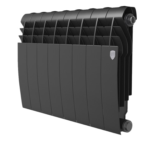 Радиатор биметаллический Royal Thermo BILINER B 350 Чёрный - 10 секц.