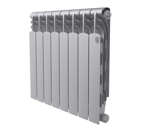 Радиатор Royal Thermo Revolution Bimetall 500 2.0/Silver Satin – 8 секц.