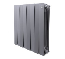 Радиатор биметаллический Royal Thermo PianoForte 500 Серебристый - 8 секц.