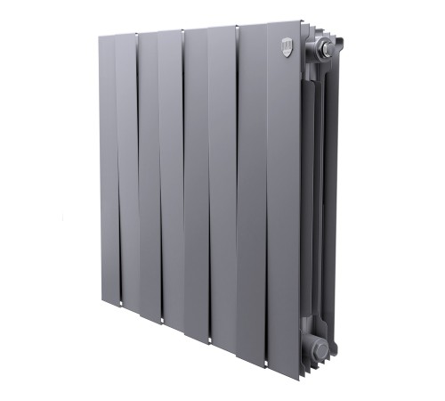 Радиатор биметаллический Royal Thermo PianoForte 500 Серебристый - 8 секц.
