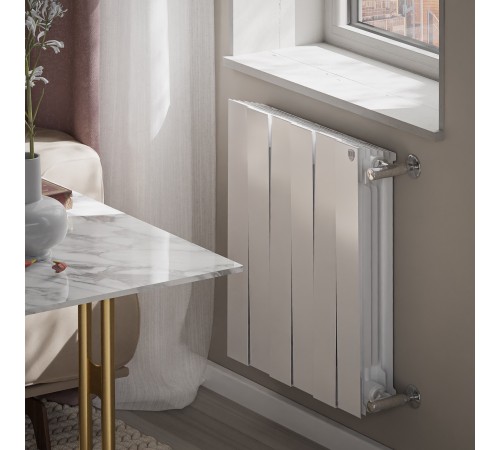 Радиатор биметаллический Royal Thermo PianoForte 500 Белый - 6 секц.