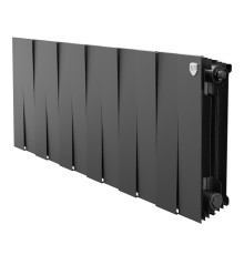 Радиатор биметаллический Royal Thermo PianoForte 300 Чёрный - 12 секц.