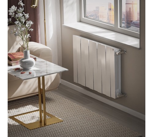 Радиатор биметаллический Royal Thermo PianoForte 500 Белый - 10 секц.