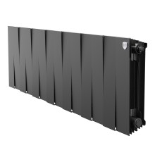 Радиатор биметаллический Royal Thermo PianoForte 300 Чёрный - 14 секц.