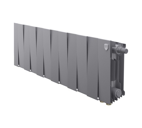 Радиатор биметаллический Royal Thermo PianoForte 200 Серебристый VR80- 12 секц.