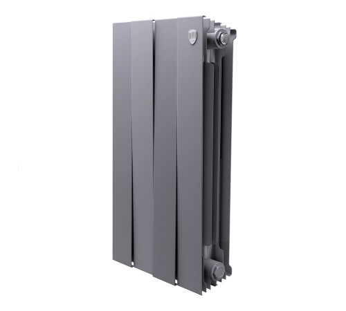 Радиатор биметаллический Royal Thermo PianoForte 500 Серебристый - 4 секц.