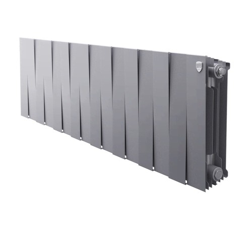 Радиатор биметаллический Royal Thermo PianoForte 300 Серебристый - 16 секц.