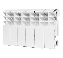 Радиатор алюминиевый ROMMER Plus 200, 6 секций RAL9016 Радиатор алюминиевый ROMMER Plus 200, 6 секций RAL9016