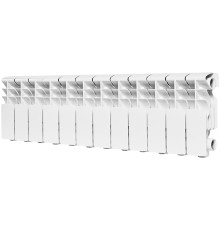 Радиатор алюминиевый ROMMER Plus 200, 12 секций RAL9016