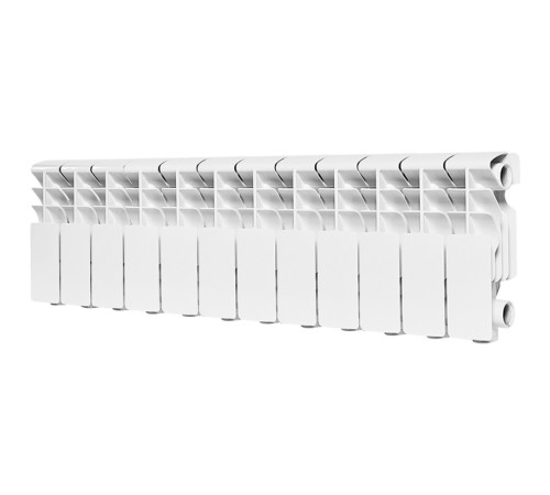 Радиатор алюминиевый ROMMER Plus 200, 12 секций RAL9016 Радиатор алюминиевый ROMMER Plus 200, 12 секций RAL9016