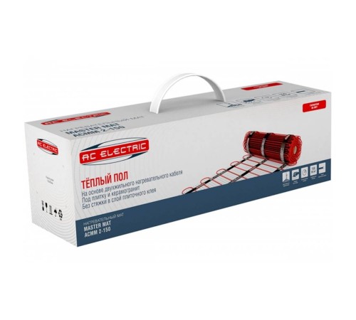 Мат нагревательный AC ELECTRIC ACMM 2-150-10 (комплект теплого пола)