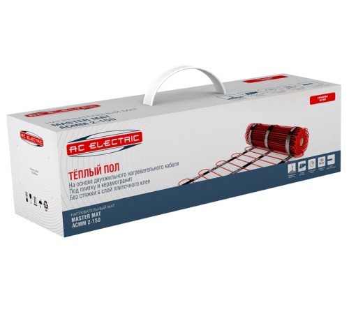 Мат нагревательный AC ELECTRIC ACMM 2-150-0.5 (комплект теплого пола)